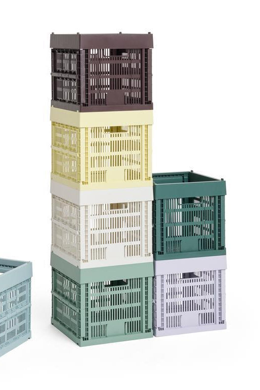 Colour Crate Cube kasse - Light yellow